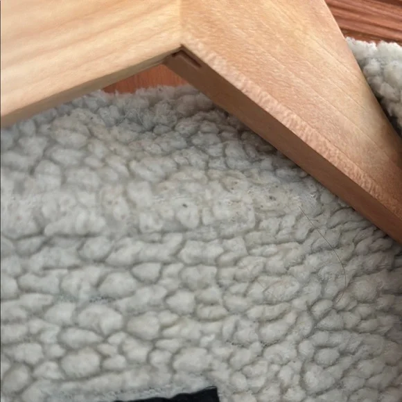 Ilana Kohn Blue Button-Up Coat with Sherpa Lining - Picture 3 of 13